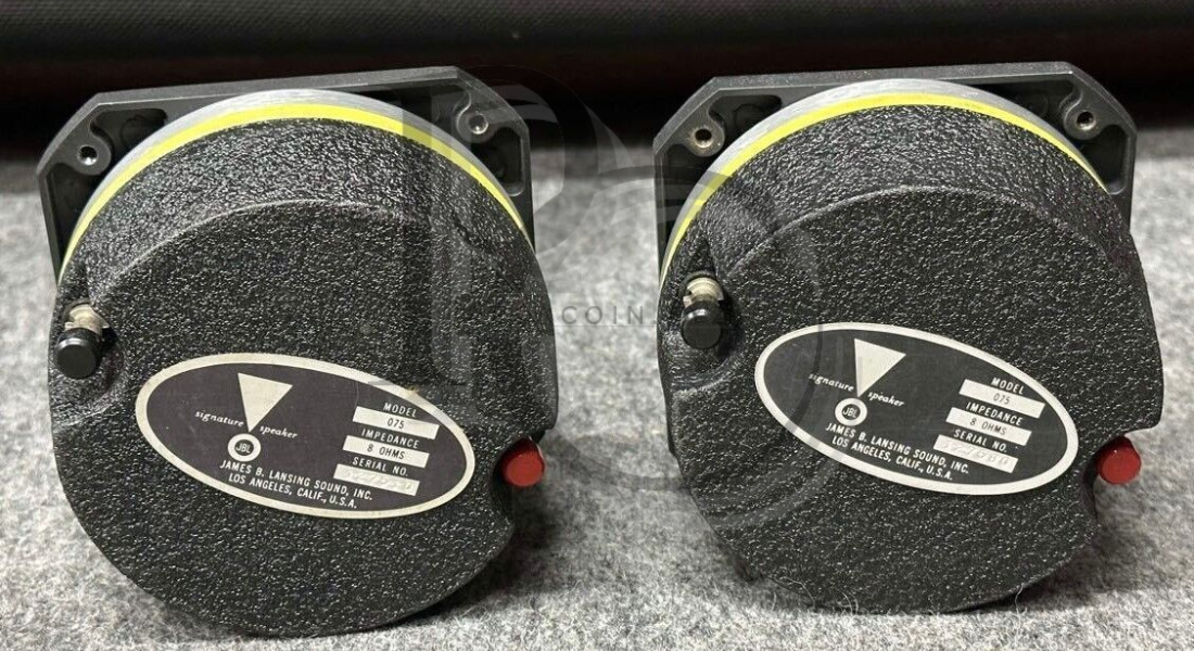 Jbl 075 8 Ohm Tweeters Unit Pair